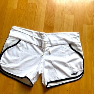 Puma white and black shorts new no tags
